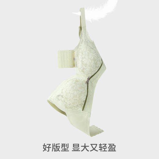 熳洁儿 小胸聚拢文胸无钢圈软支撑浪漫蕾丝23261502 商品图2