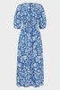 FAITHFULL THE BRAND - AGNATA MIDI DRESS-SIDRA FLORAL PRINT - BLUE - 女装 - 连身裙 - 蓝色印花 商品缩略图0