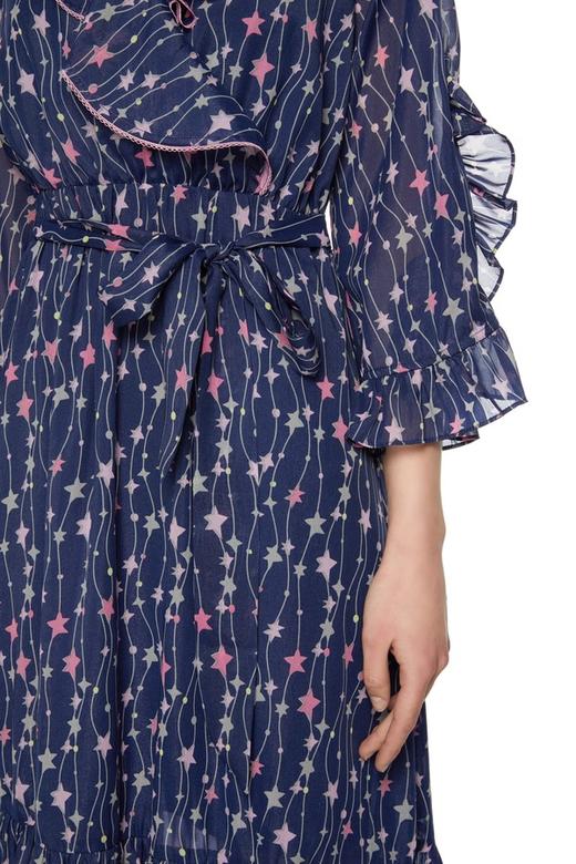 DOTACOKO 星星图案荷叶边连衣裙 5899 商品图2