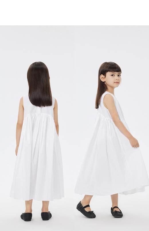 jnby  23年夏款  全棉府绸无袖连衣裙  1N5G13510 商品图6