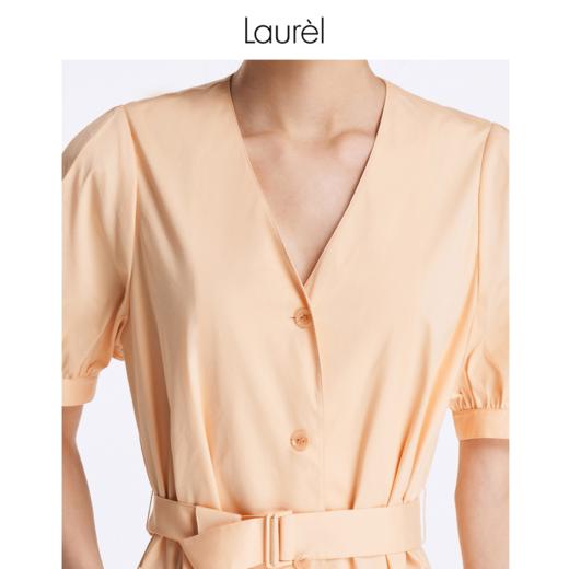 Laurel23春夏法式气质系带通勤连衣裙LWL342Y09700 商品图8