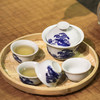 青花瓷茶具六件套 山水风景直径18cm 功夫茶具沉香叶茶套装    90022920 商品缩略图3