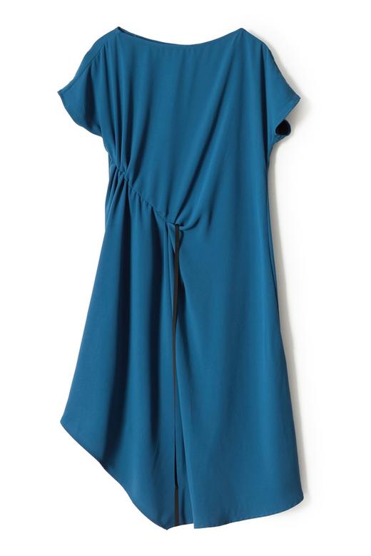 NOIR 蓝色抽褶宽身长裙 5620 商品图4