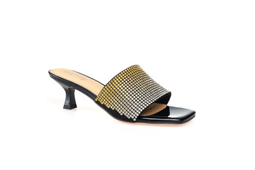 豪麟名鞋奥莱迪嘉女鞋牛移膜革凉拖DJYYA31WL029金色  原价1660元 商品图0