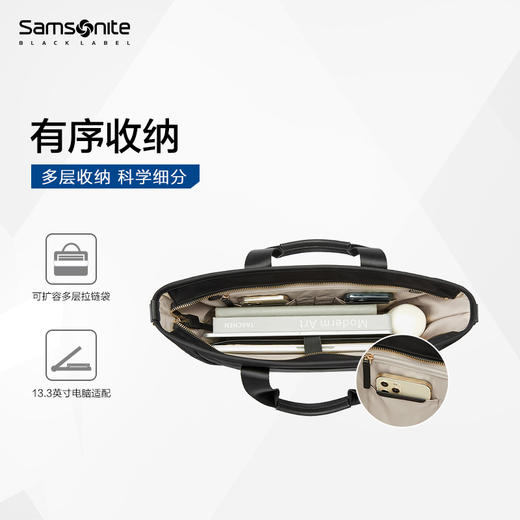 新秀丽KHALEESI系列时尚摩登商务休闲女士手拎包NU8*006 商品图3