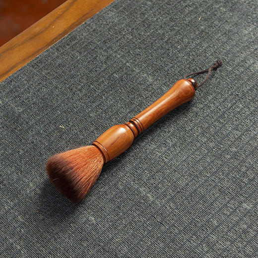 【茶道配件】茶刷养壶笔功夫茶具笔刷茶扫黑檀花梨木茶盘刷茶道零配件 商品图1