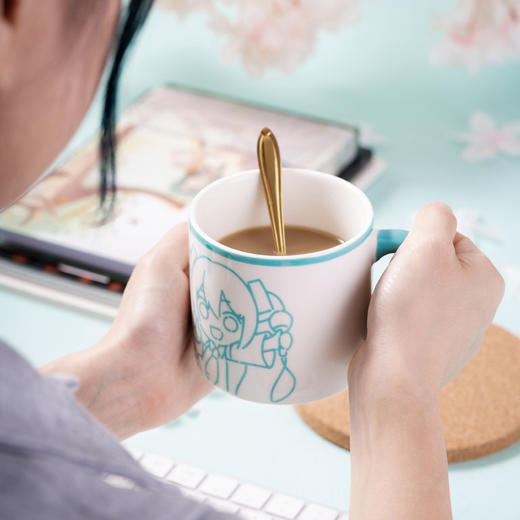 Moeyu 初音未来 安可陶瓷杯 马克杯 咖啡杯 居家生活 商品图3