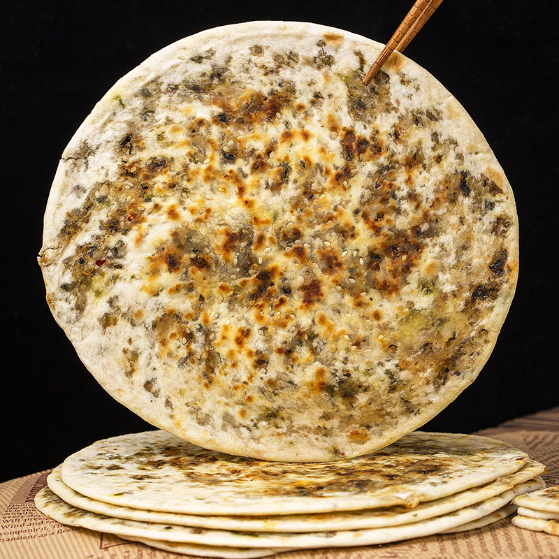 秋莲妈妈梅干菜饼锅盔 5个/袋 个头比脸大 又薄又脆 浙江几十年老配方