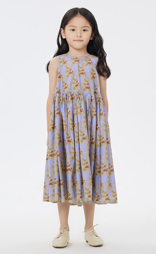 jnby  23年夏款  全棉府绸原创图案无袖连衣裙  1N5G12350 商品图8