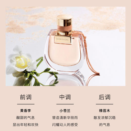 优雅气质女人味！Chloe蔻依Nomade小猪包恋旅女士香水20/30/50ml花香清新自然EDP 送香水礼品袋 商品图1