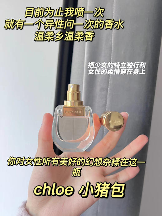 优雅气质女人味！Chloe蔻依Nomade小猪包恋旅女士香水20/30/50ml花香清新自然EDP 送香水礼品袋 商品图8