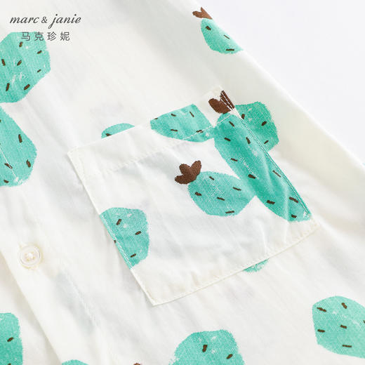 【防蚊】马克珍妮夏装新款 男宝宝满印短袖连体衣 婴儿爬服230627 商品图4