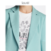 【麻感三醋酸】Laurel23春夏薄荷绿麻感西服外套LWL342T04800 商品缩略图2