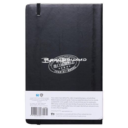 【中商原版】DC Comics: The Joker Hardcover Ruled Journal: Artist Edition 英文原版 DC漫画：小丑精装笔记本（艺术家特别版） 商品图1