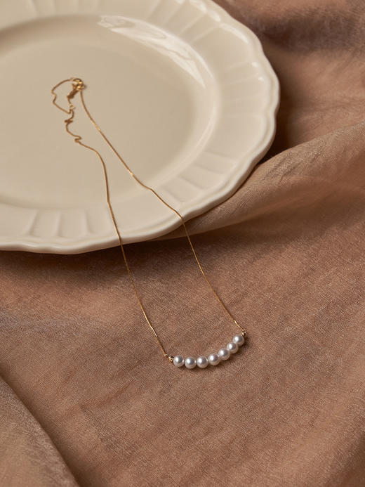 18K金微笑珍珠项链MN6317235 商品图4