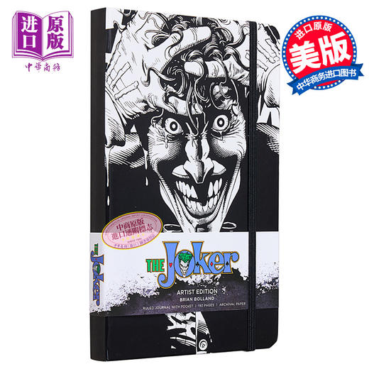 【中商原版】DC Comics: The Joker Hardcover Ruled Journal: Artist Edition 英文原版 DC漫画：小丑精装笔记本（艺术家特别版） 商品图0