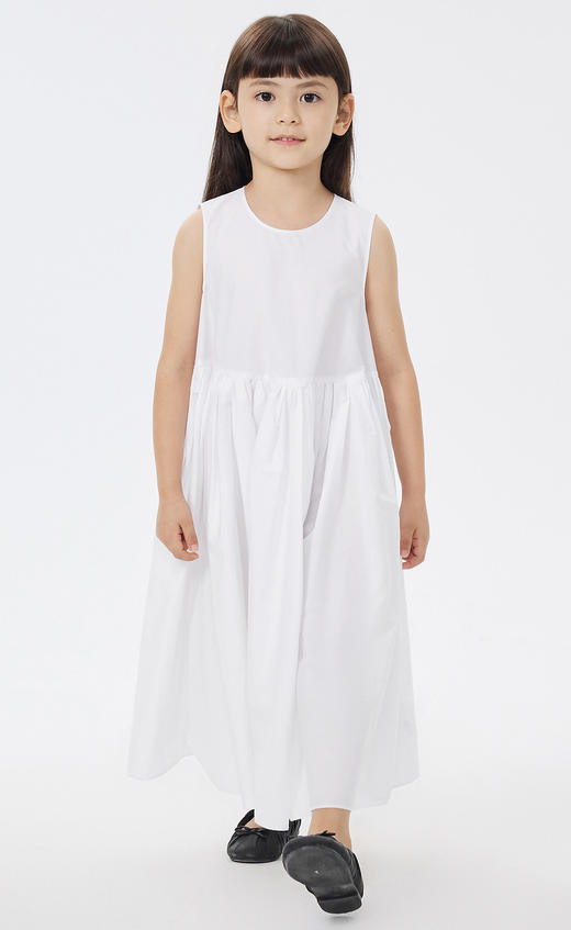 jnby  23年夏款  全棉府绸无袖连衣裙  1N5G13510 商品图5