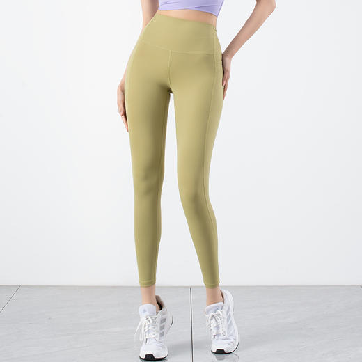 跃牌【化蝶双飞】系列无痕速干紧身高腰提臀瑜伽裤TM0115 商品图9
