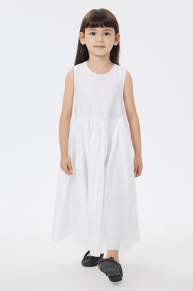 jnby  23年夏款  全棉府绸无袖连衣裙  1N5G13510