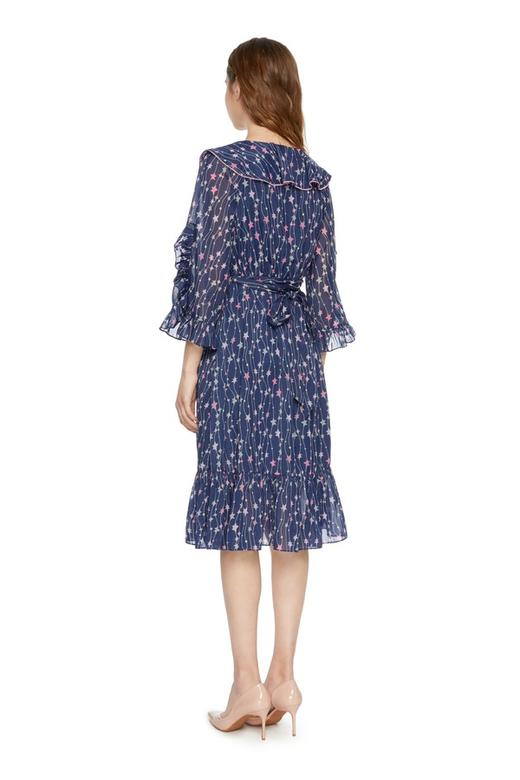 DOTACOKO 星星图案荷叶边连衣裙 5899 商品图1