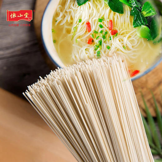 怀山堂 铁棍山药挂面480g劲道爽口健康可口爽滑劲道久煮不坨 商品图4