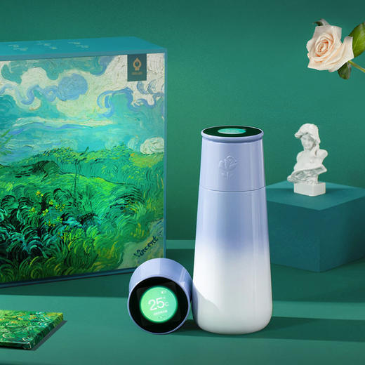 Sguai小水怪M3mini智能充电316不锈钢测显保温杯男女学生便携高颜 商品图3