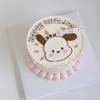男生女生帕恰狗手绘卡通蛋糕--低糖处理无添加 商品缩略图0