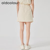 oldcolour夏新款高腰显瘦A字通勤百搭小个子短裙女O22061223 商品缩略图4