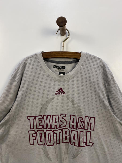 adidas 阿迪达斯 得克萨斯农工大学 AEROKNIT 短袖T恤 _SST(L) 商品图0