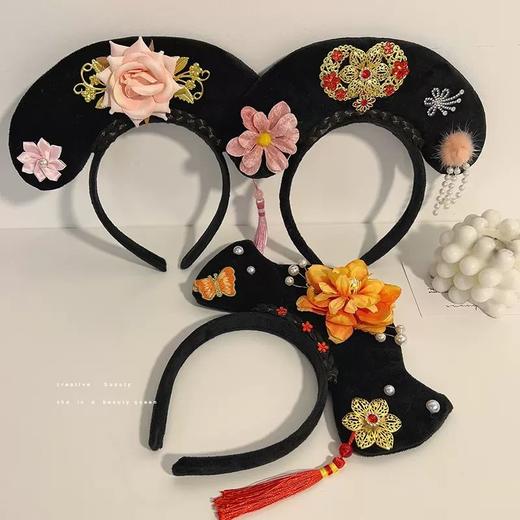 宫廷风宫廷风发箍成人甄嬛传贵妃娘娘贵人头汉服配饰洗脸发捆头箍 商品图4