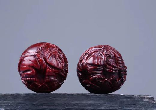 吉祥如意（吉象）°小叶紫檀保健球 商品图1