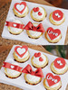 「蝴蝶结·爱心·love·主题cupcake·12个装/盒」翻糖巧克力杯子纸杯蛋糕·北海道配方有内馅·100%动物奶油（提前3天预订） 商品缩略图0