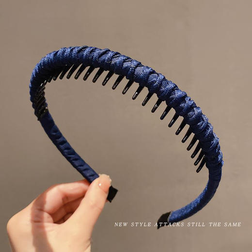 发箍女高颅顶压发头箍洗脸防滑碎发发带简约女款秋冬发卡头饰 商品图8