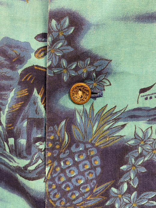 正宗 80年代 Vintage 夏威夷制 传统金属扣 夏威夷衫_HWIS(M) 商品图1