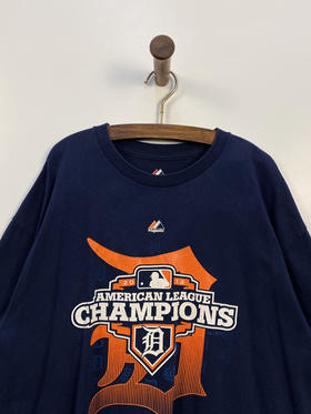 Majestic MLB 美国职业棒球大联盟 美国联盟冠军赛（American League）短袖T恤 _SST(XL)
