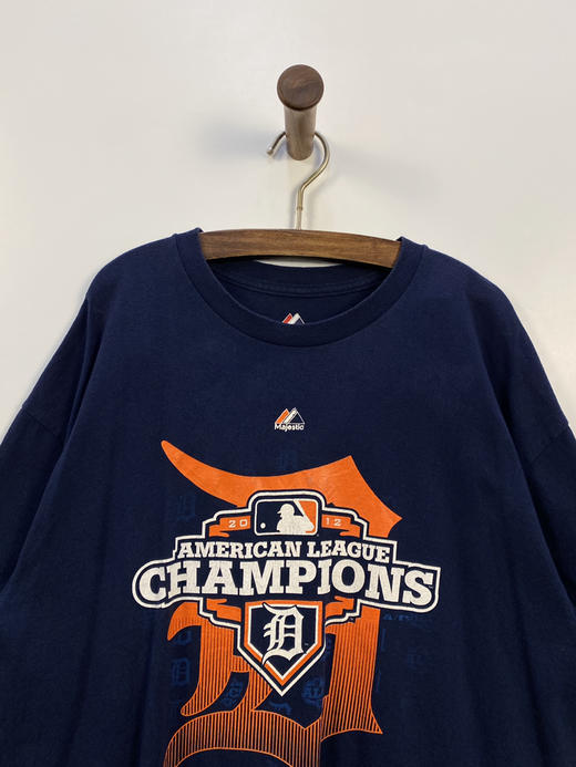 Majestic MLB 美国职业棒球大联盟 美国联盟冠军赛（American League）短袖T恤 _SST(XL) 商品图0