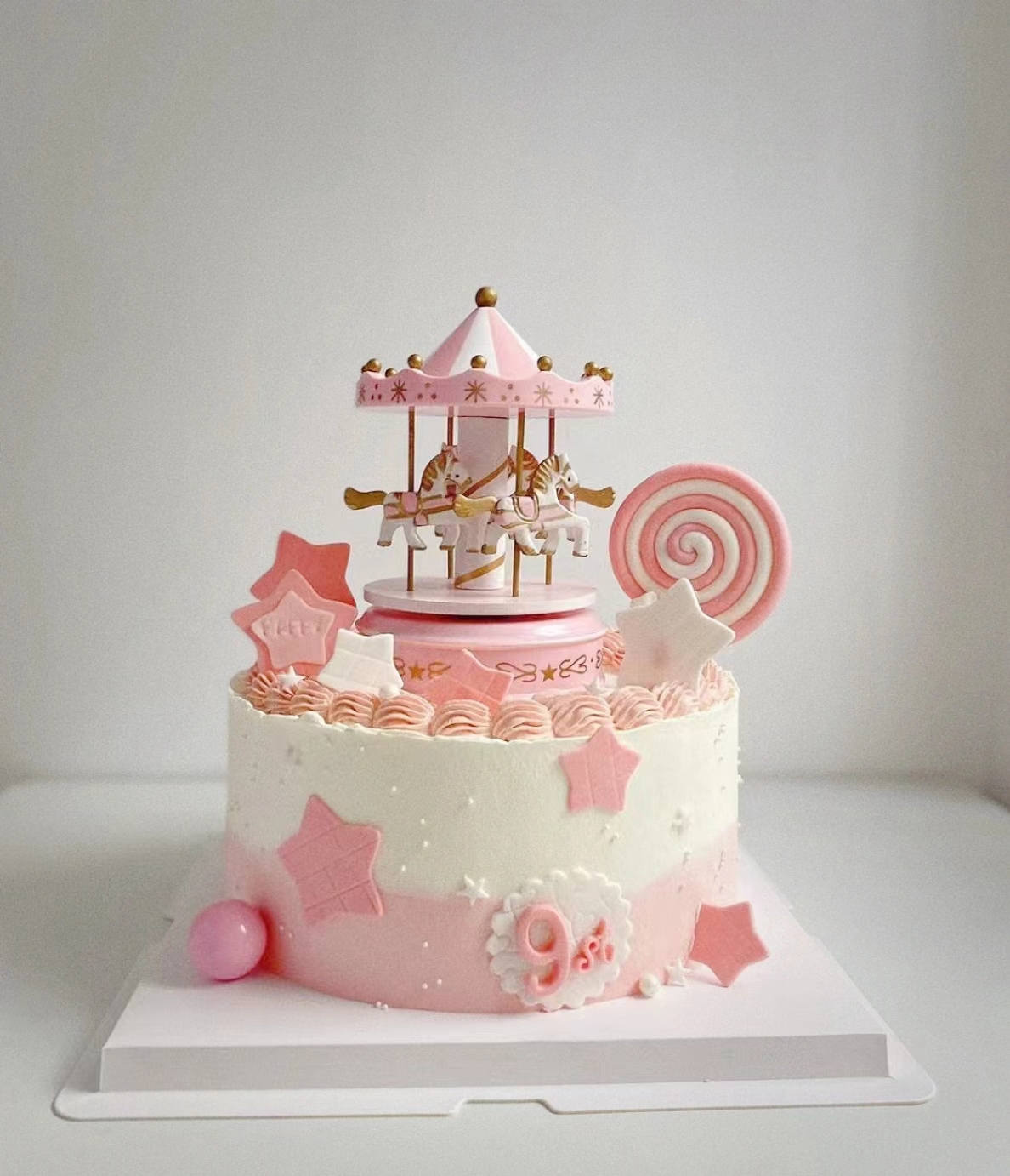 【三款】旋转木马音乐盒（部分装饰选用接近替代）