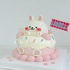 粉色小兔子卡通蛋糕-低糖处理无添加 商品缩略图0