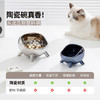 【宠物用品】-轻奢ins陶瓷猫碗保护颈椎猫粮碗猫咪狗猫盆饮水碗 商品缩略图2