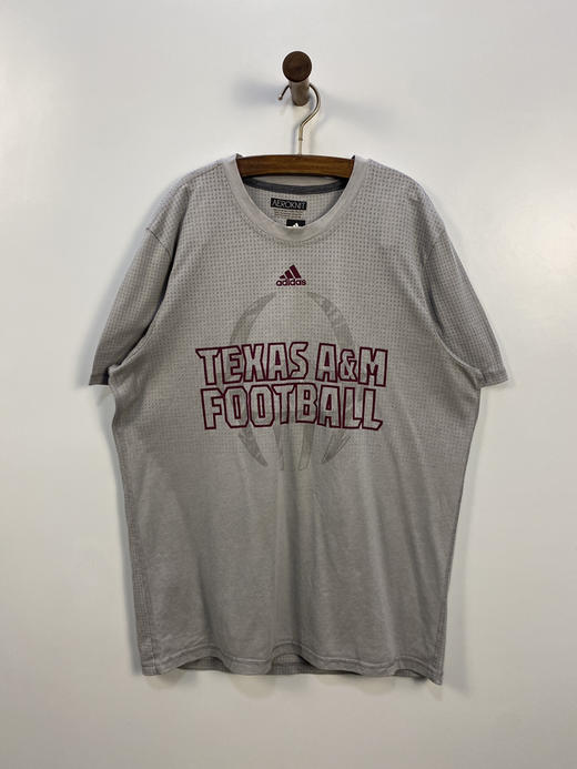 adidas 阿迪达斯 得克萨斯农工大学 AEROKNIT 短袖T恤 _SST(L) 商品图1