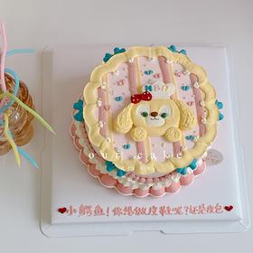 可琦安饼饼手绘蛋糕-低糖处理无添加