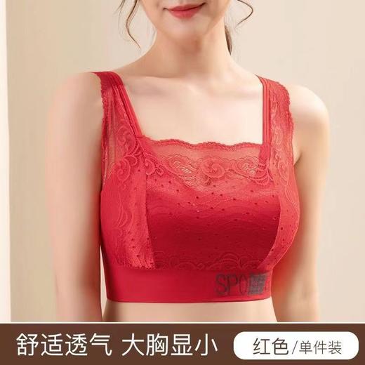 NY-688 蕾丝性感美背心少女无痕无钢圈文胸女士内衣聚拢防下垂运动抹胸罩 商品图3