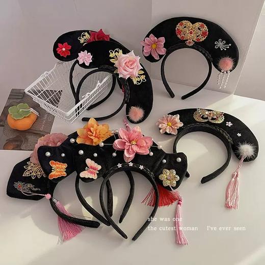 宫廷风宫廷风发箍成人甄嬛传贵妃娘娘贵人头汉服配饰洗脸发捆头箍 商品图7