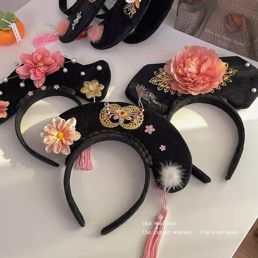 宫廷风宫廷风发箍成人甄嬛传贵妃娘娘贵人头汉服配饰洗脸发捆头箍 商品图9