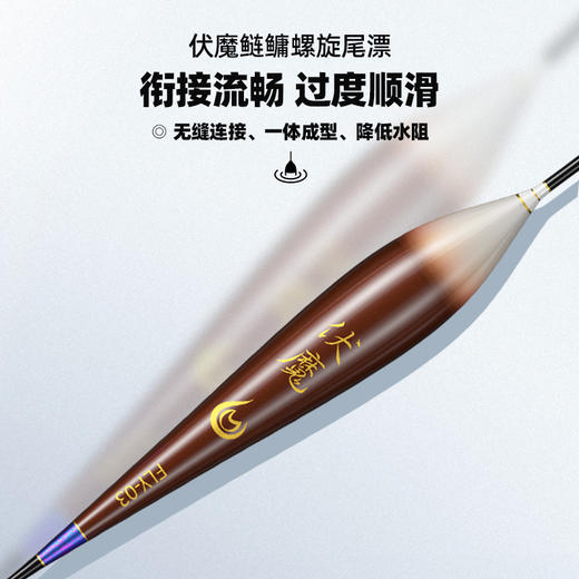 伏魔鲢鳙螺旋尾浮漂 商品图3