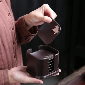 【日用百货】-电木茶杯垫功夫茶道茶具隔热垫子杯托