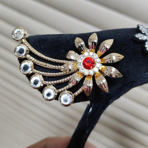 贵人宫廷风毛绒发箍大人可爱格格少女头箍发卡气质旗头古代头饰 商品图7