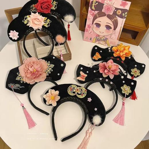 宫廷风宫廷风发箍成人甄嬛传贵妃娘娘贵人头汉服配饰洗脸发捆头箍 商品图2
