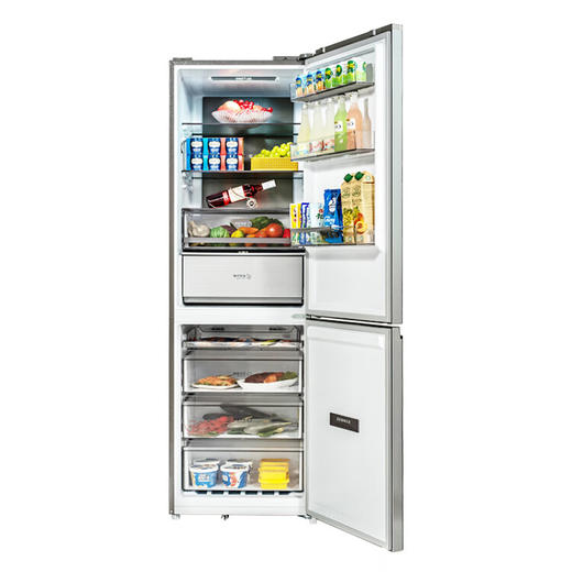 美菱（MeiLing）401升两门冰箱 一级能效 BCD-401WPBT雪山白 商品图5