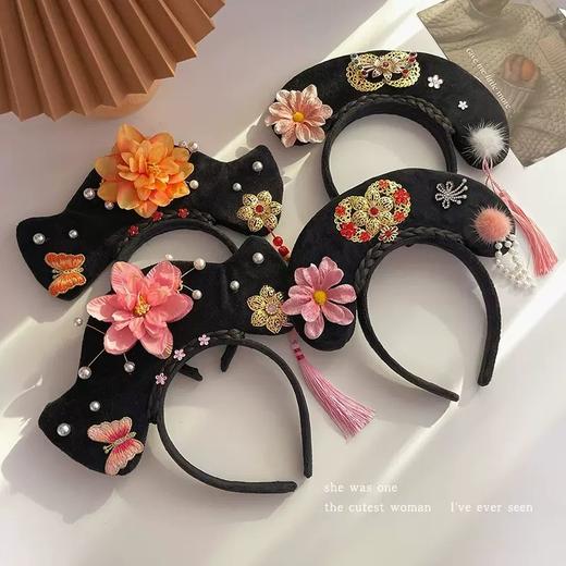 宫廷风宫廷风发箍成人甄嬛传贵妃娘娘贵人头汉服配饰洗脸发捆头箍 商品图0
